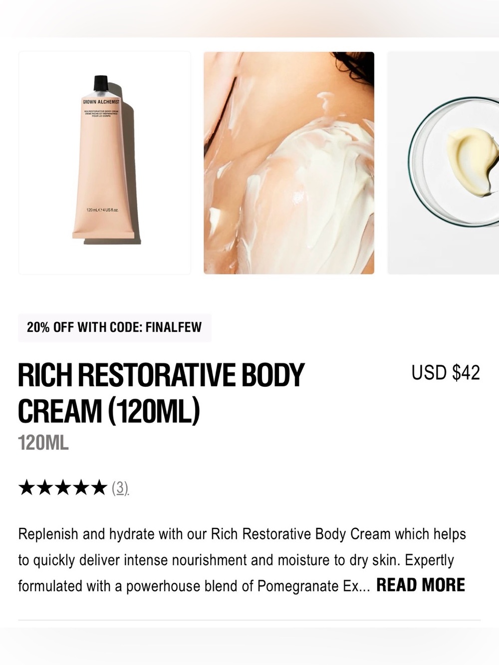 Grown Alchemist Body Cream
